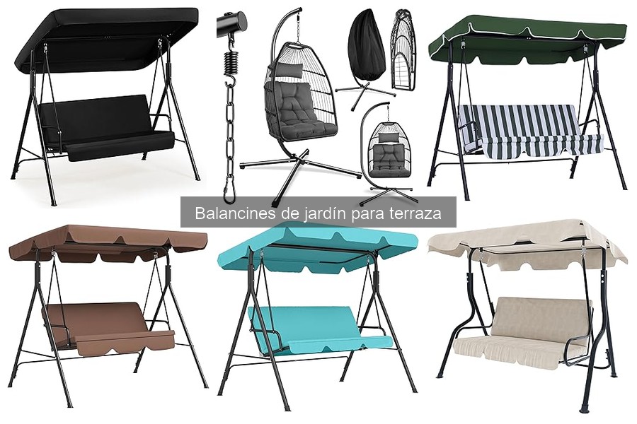 Ofertas irresistibles en balancines de jardín para terraza