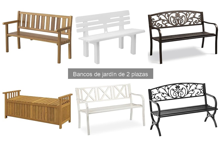 Ofertas y descuentos en bancos de jardín de 2 plazas