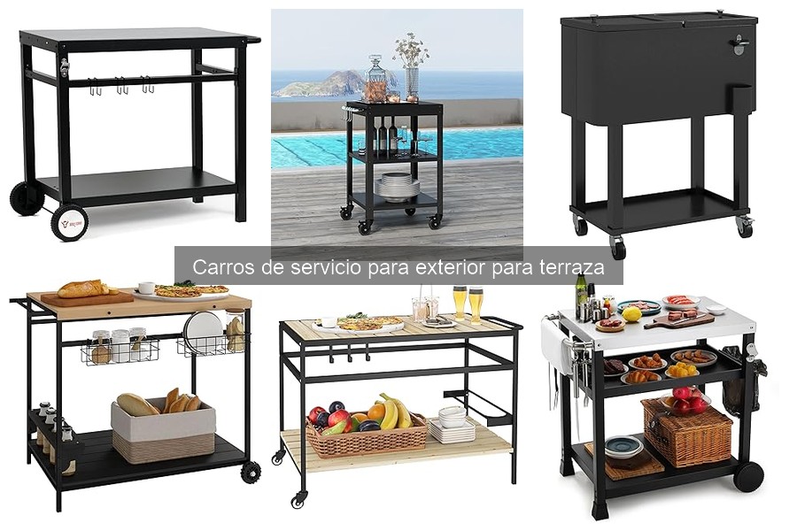 Ofertas y descuentos en carros de servicio para terraza
