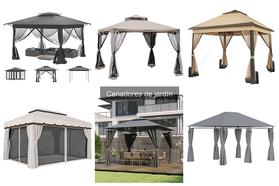 Ofertas y descuentos en cenadores de jardín para ahorrar
