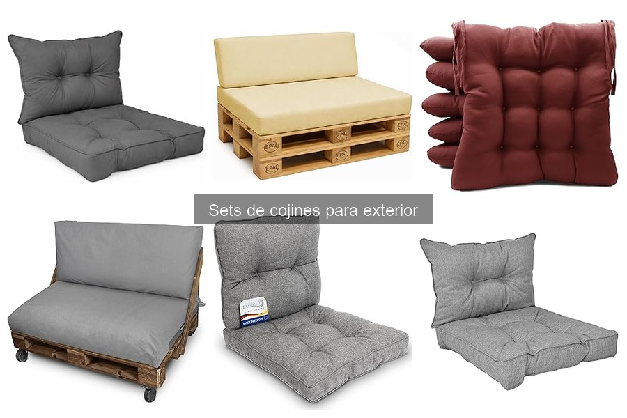Ofertas y Descuentos en Sets de Cojines para Exterior