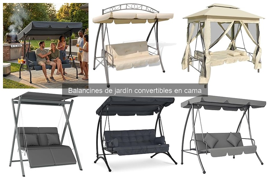 Ofertas y precios de balancines de jardín convertibles en cama