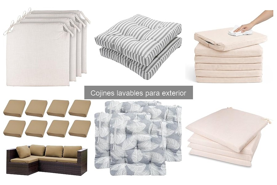 Ofertas y precios de cojines lavables para exterior