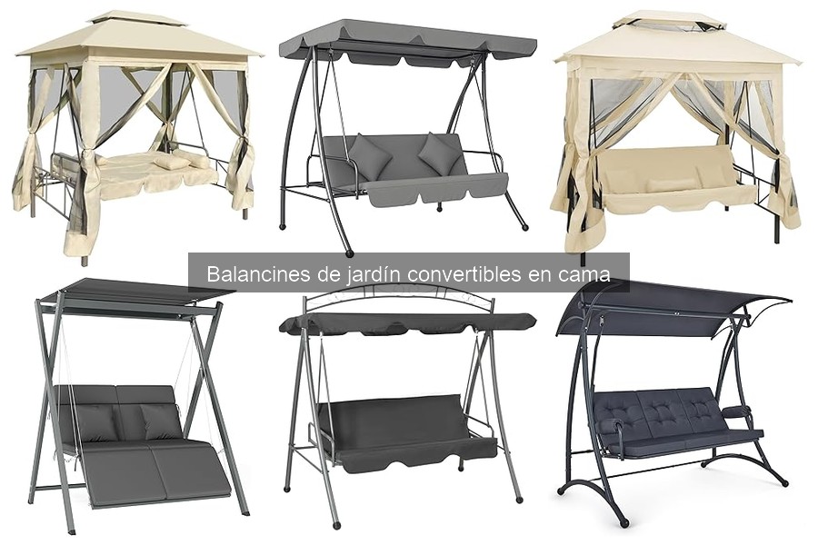 Opiniones de balancines de jardín convertibles en cama