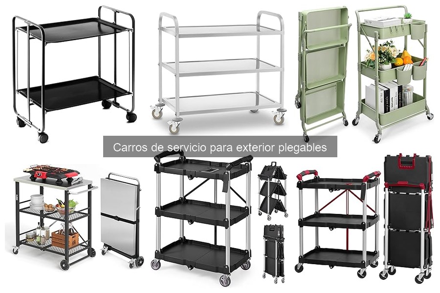 Opiniones de Carros de Servicio Plegables para Exterior