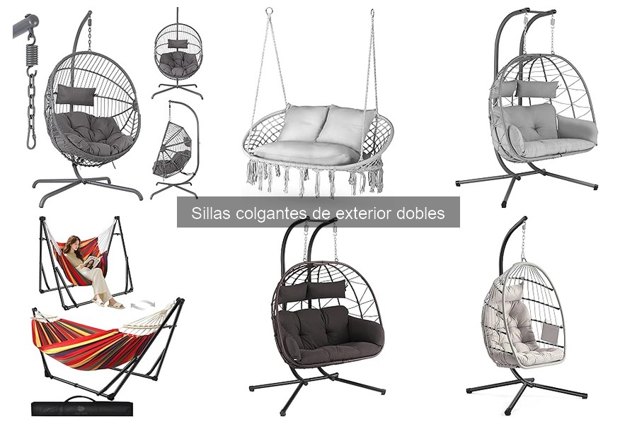 Opiniones de sillas colgantes de exterior dobles: reseñas reales