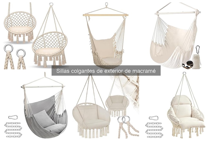 Opiniones de sillas colgantes de macramé: ¡Descubre las mejores!