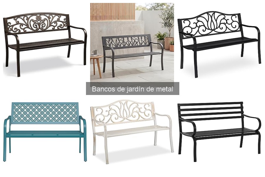 Opiniones de usuarios sobre bancos de jardín de metal