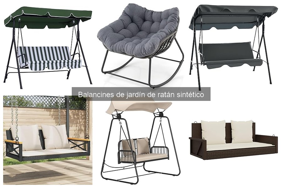 Opiniones sobre Balancines de Jardín de Ratán Sintético