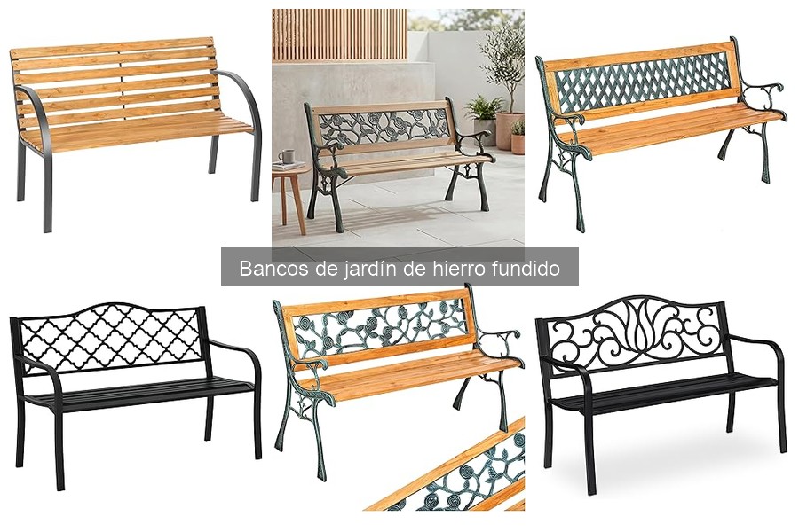Opiniones sobre bancos de jardín de hierro fundido