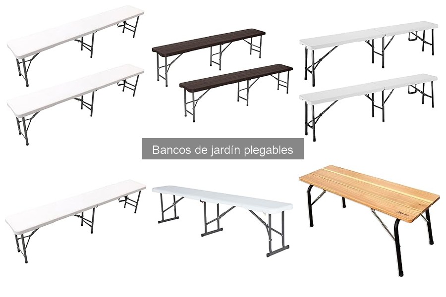 Opiniones sobre bancos de jardín plegables: experiencias reales