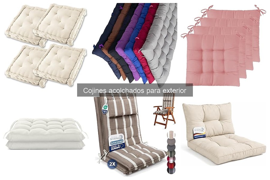 Opiniones sobre cojines acolchados para exterior