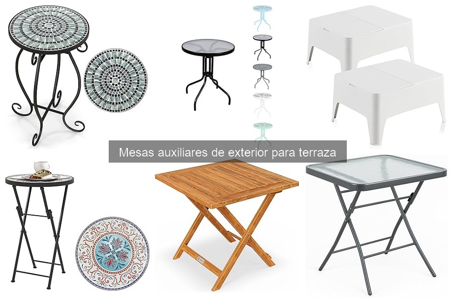 Opiniones sobre mesas auxiliares de exterior para terraza