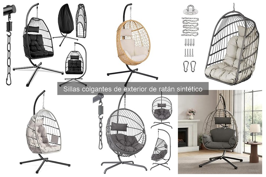 Opiniones sobre sillas colgantes de ratán sintético