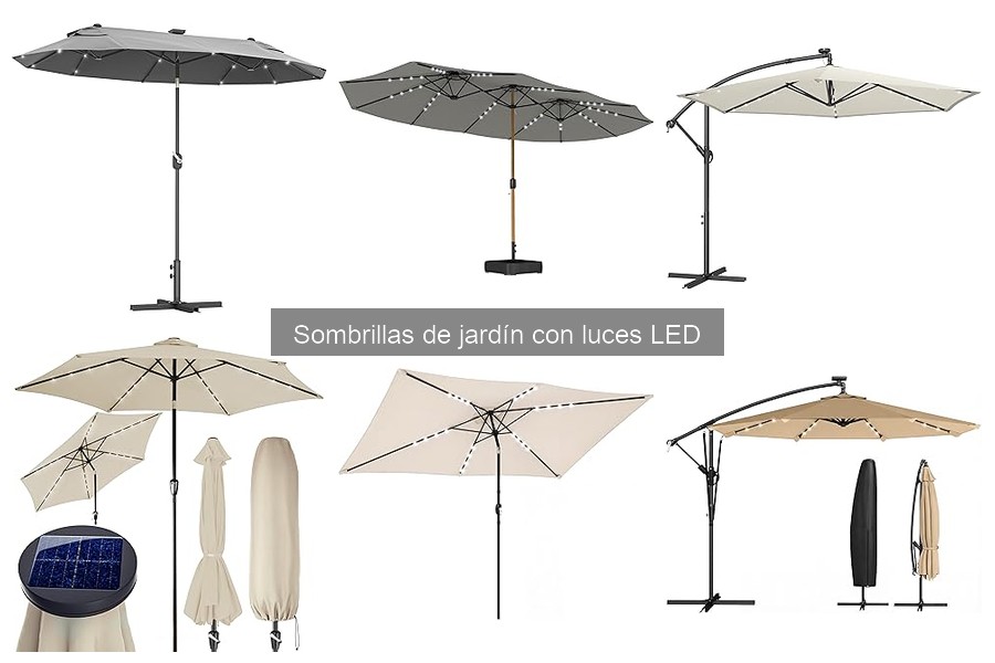 Opiniones sobre Sombrillas de Jardín con Luces LED