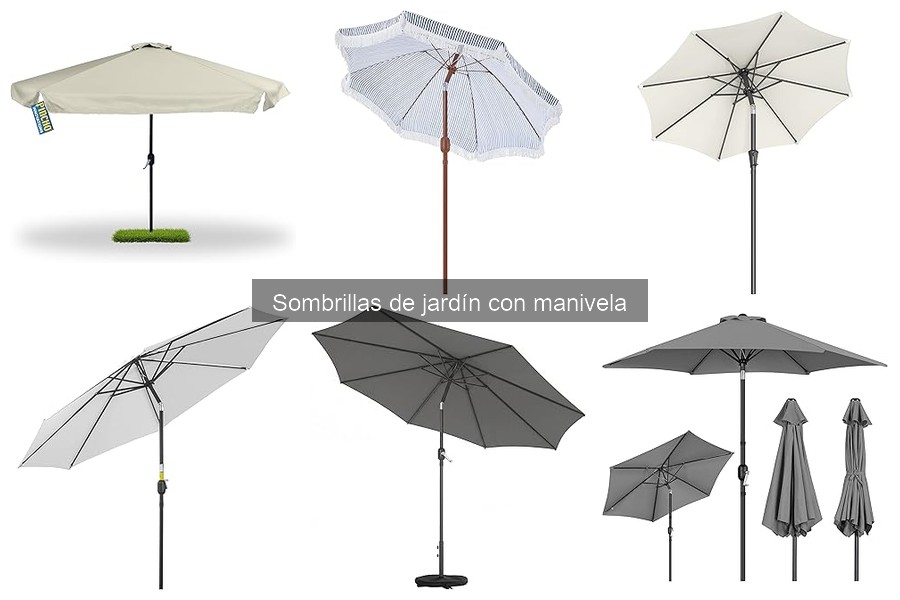 Opiniones sobre sombrillas de jardín con manivela en 2023
