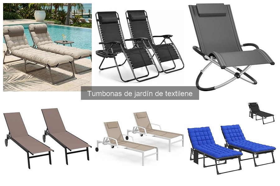 Opiniones sobre tumbonas de jardín de textilene: experiencias reales