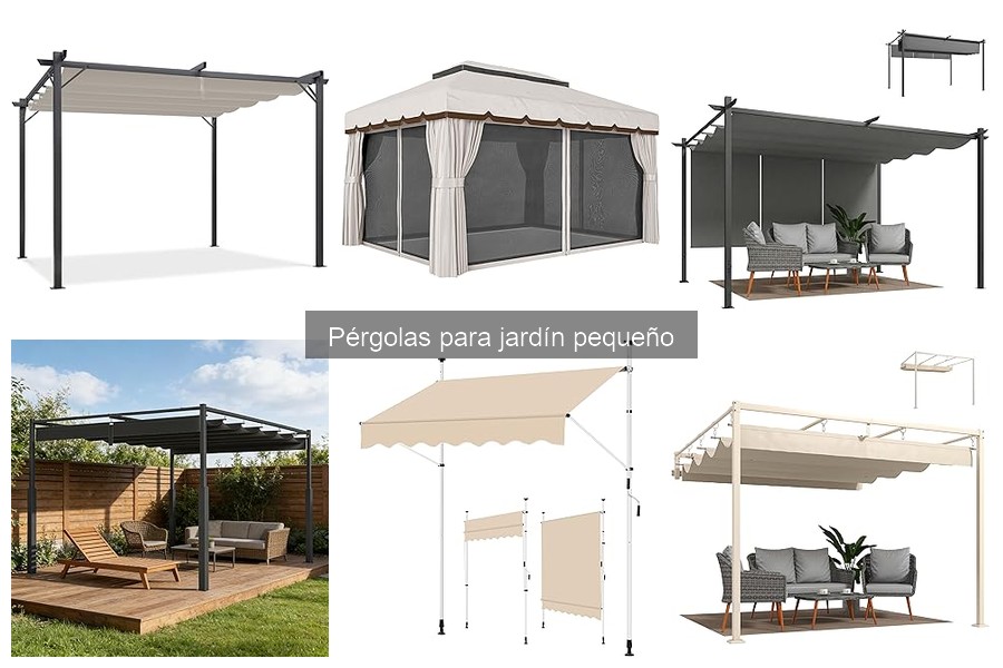 Pérgolas para jardín pequeño: características y ventajas