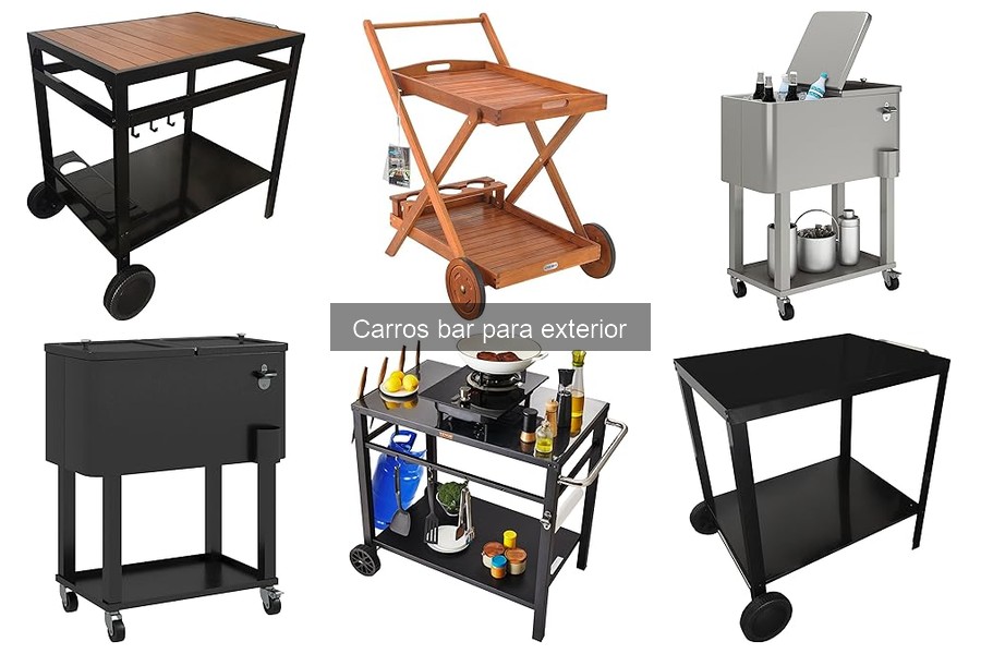 Personaliza tu carro bar para exterior: ideas y opciones