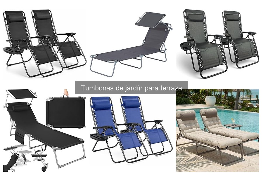 Personaliza tus tumbonas de jardín con estilo