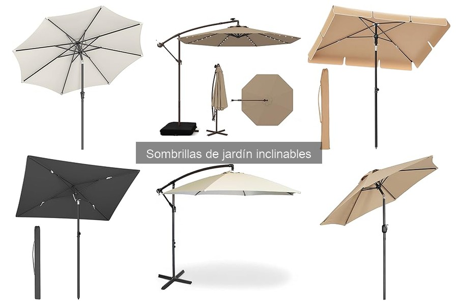 ¿Por qué mi sombrilla de jardín inclinable no se inclina?