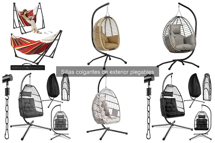 Precio promedio de sillas colgantes de exterior plegables