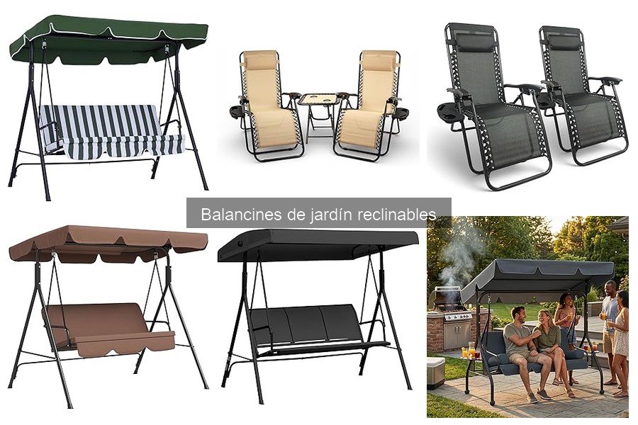 Precios de balancines de jardín reclinables y ofertas