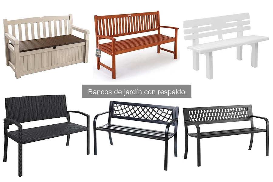 Precios de bancos de jardín con respaldo: guía 2023