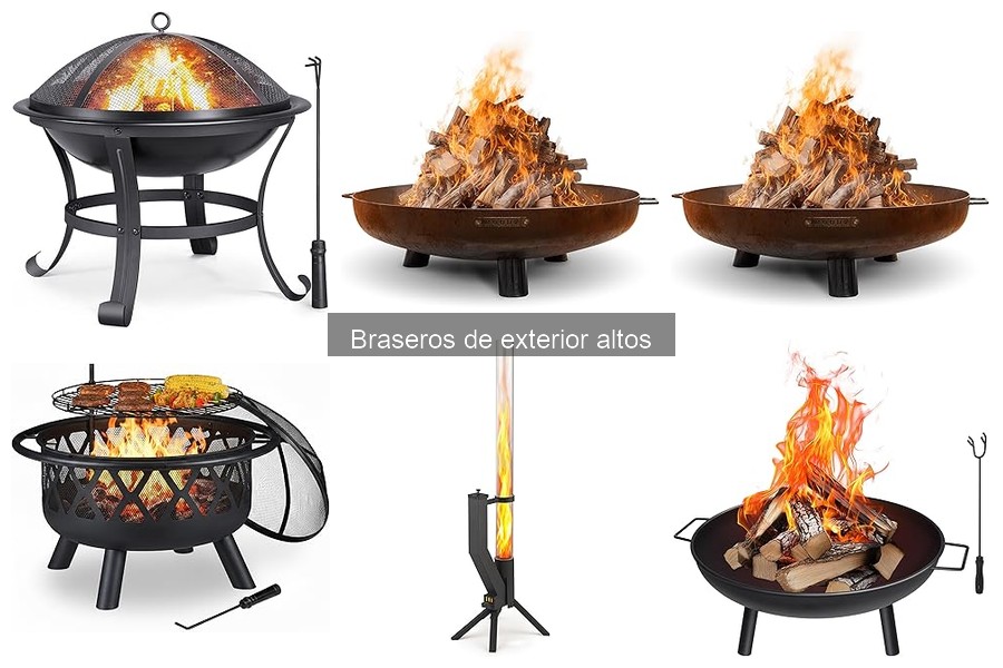 Precios de braseros de exterior altos en el mercado