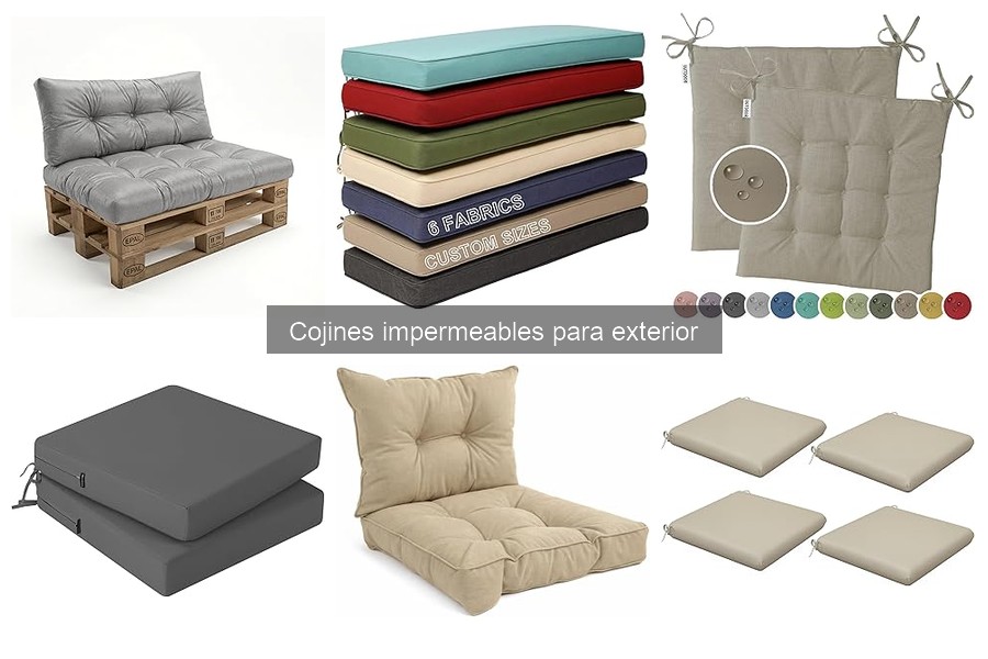 Precios de cojines impermeables para exterior - Guía y tips