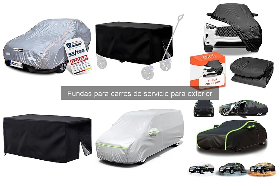 Precios de fundas para carros de servicio al aire libre