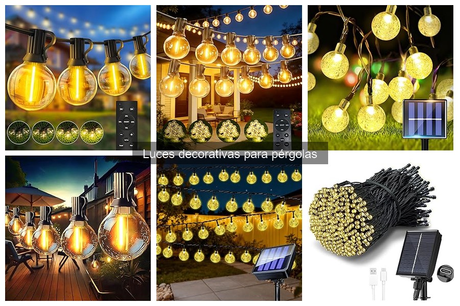 Precios de luces decorativas para pérgolas: guia completa