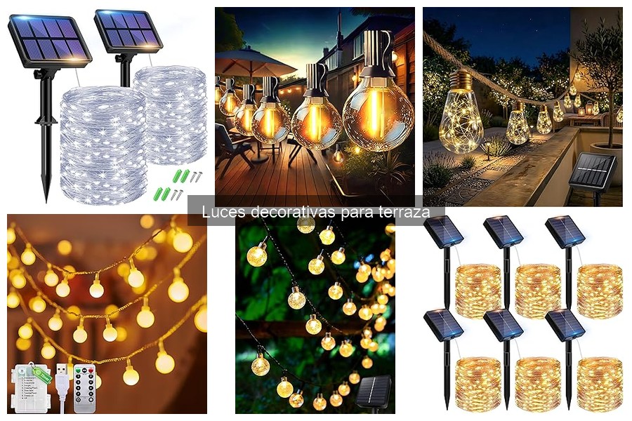 Precios de luces decorativas para terraza: guía y ofertas