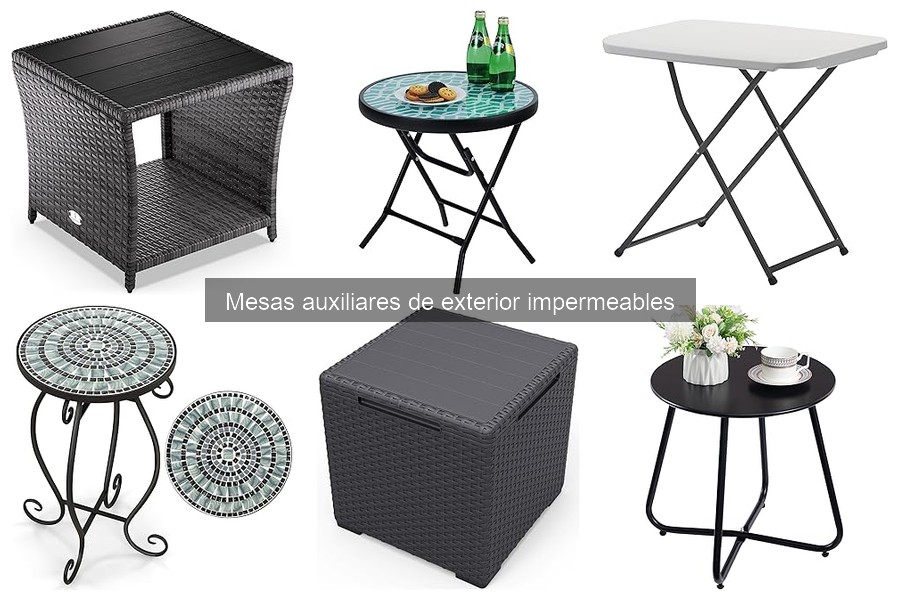 Precios de Mesas Auxiliares Impermeables en Amazon