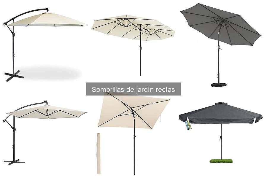 Precios de Sombrillas de Jardín Rectas en Amazon: Comparativa
