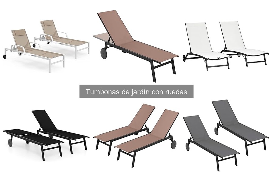 Precios de Tumbonas de Jardín con Ruedas: Guía de Compra