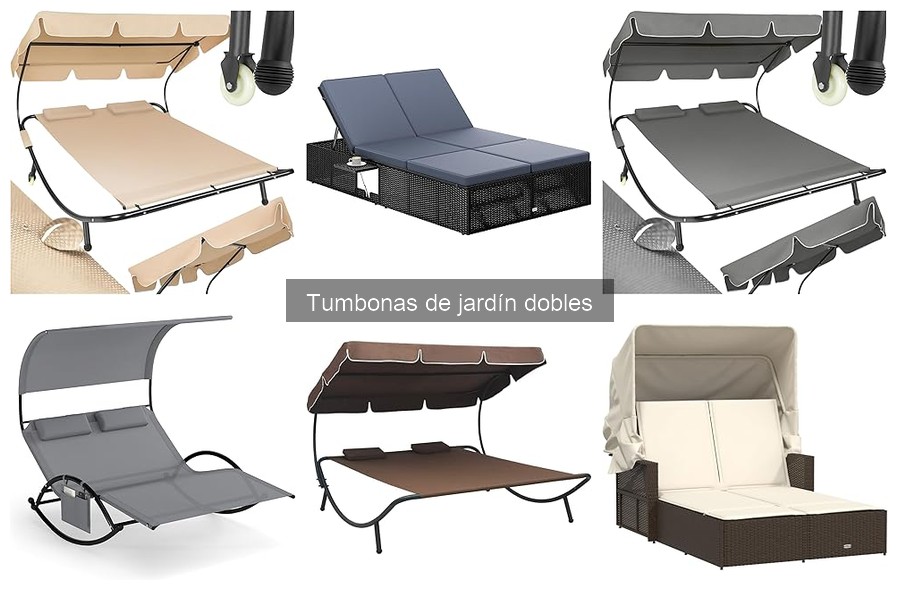 Precios de tumbonas de jardín dobles: ¡Encuentra la mejor oferta!
