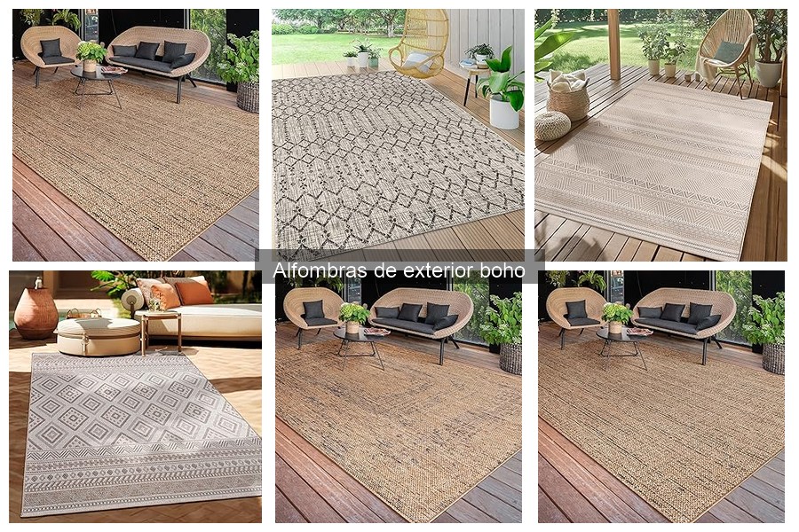 Precios promedio de alfombras de exterior boho: guía completa