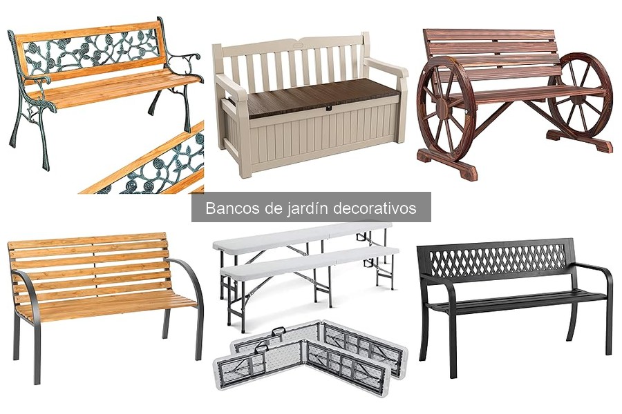 Precios promedio de bancos de jardín decorativos