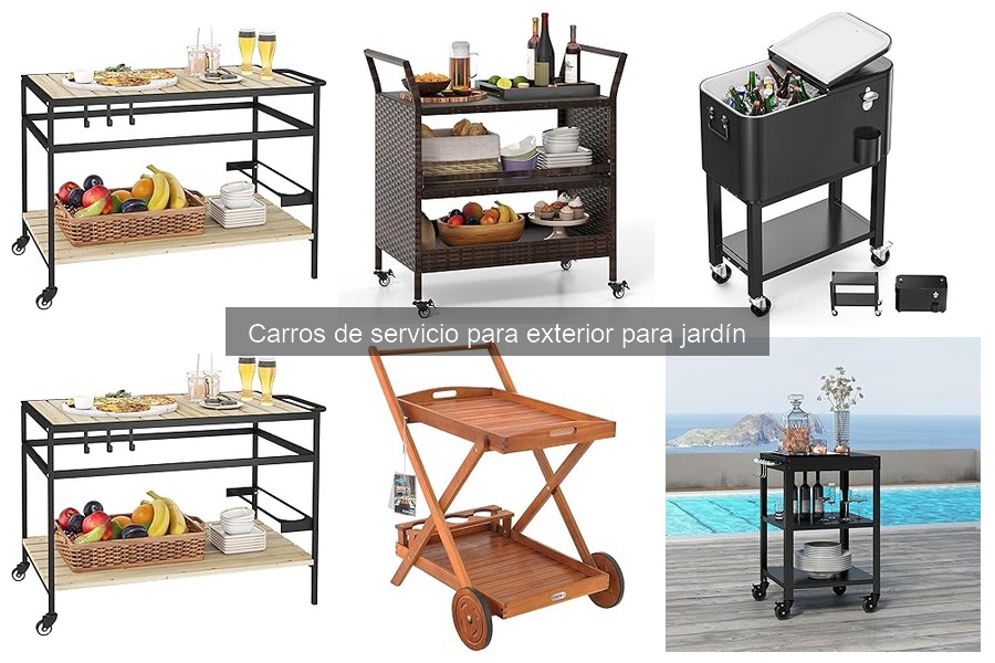 Precios promedio de carros de servicio para jardín