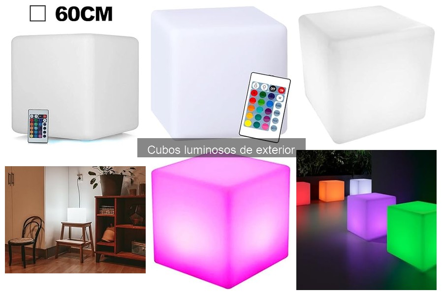 Precios promedio de cubos luminosos de exterior
