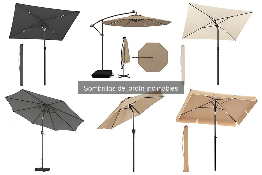 Precios promedio de sombrillas de jardín inclinables