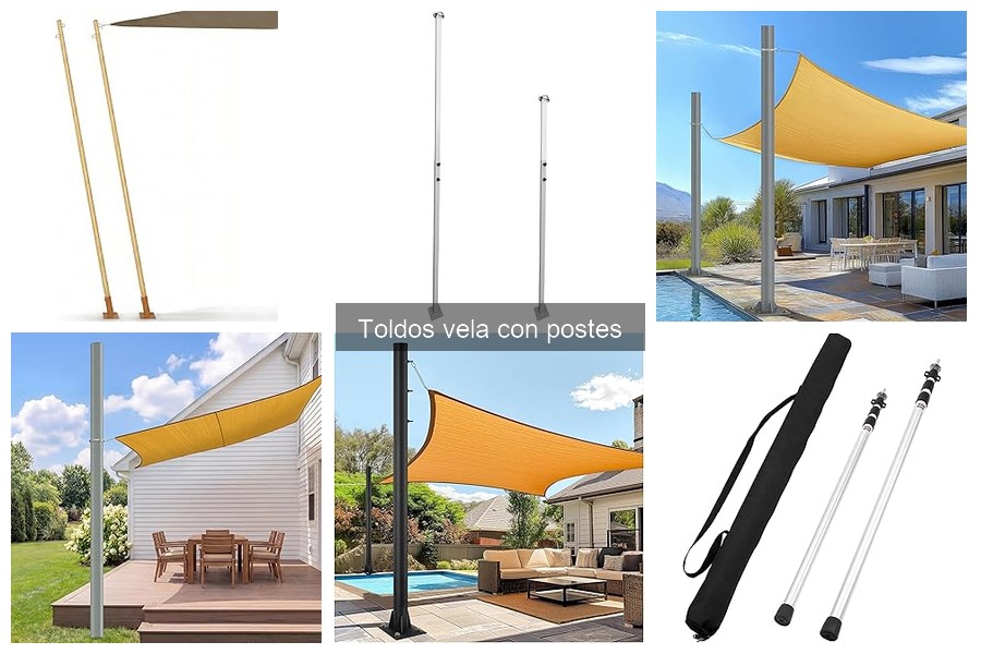 Precios promedio de toldos vela con postes: ¿Cuánto cuestan?