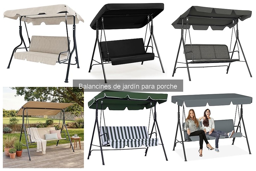 Precios y dónde comprar balancines de jardín