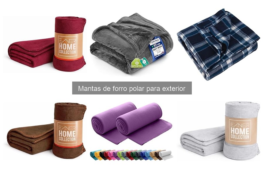 Precios y dónde comprar mantas de forro polar para exterior