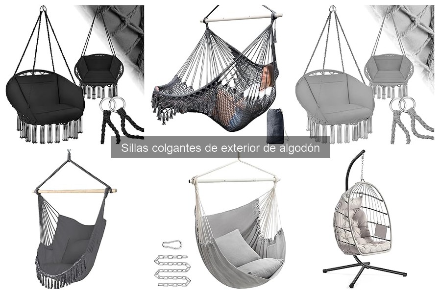 Precios y Dónde Comprar Sillas Colgantes de Algodón