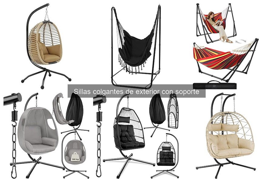 Precios y mejores tiendas para sillas colgantes de exterior