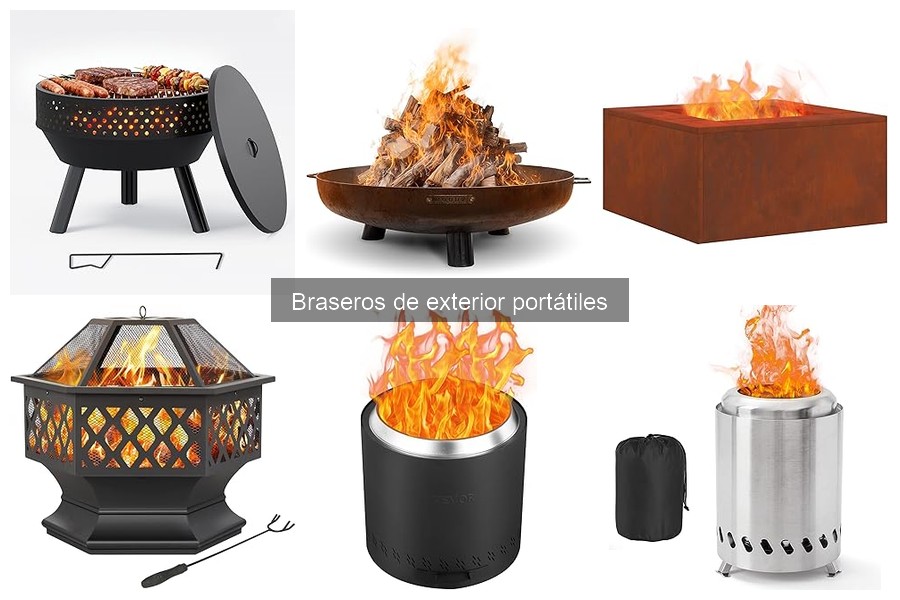Preguntas frecuentes sobre braseros de exterior portátiles