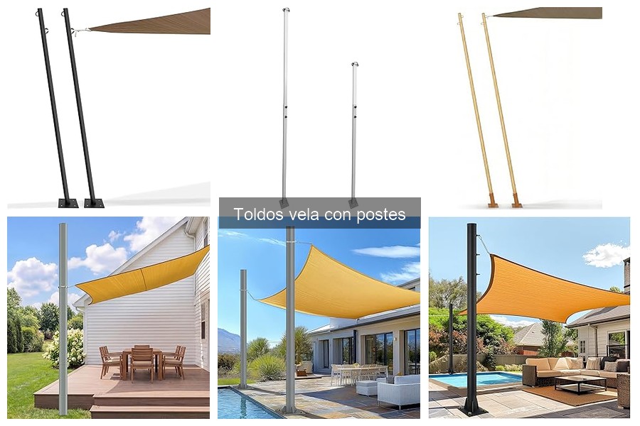 Problemas comunes al usar toldos vela con postes y soluciones