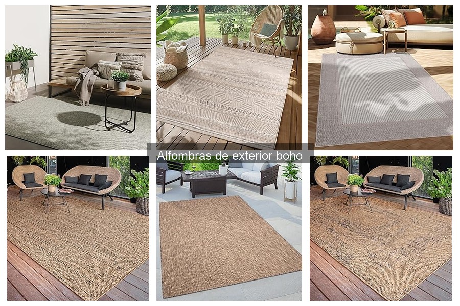 Problemas comunes con alfombras boho para exterior y soluciones